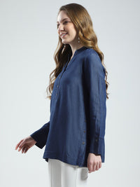 Monte Carlo Mandarin Collar Top