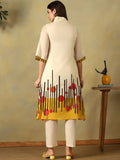 Mamicha Women Printed Regular Pure Cotton Kurta with Trousers