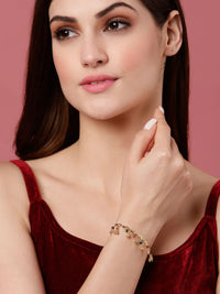 Anouk Gold-Plated Artificial Beaded Bracelet