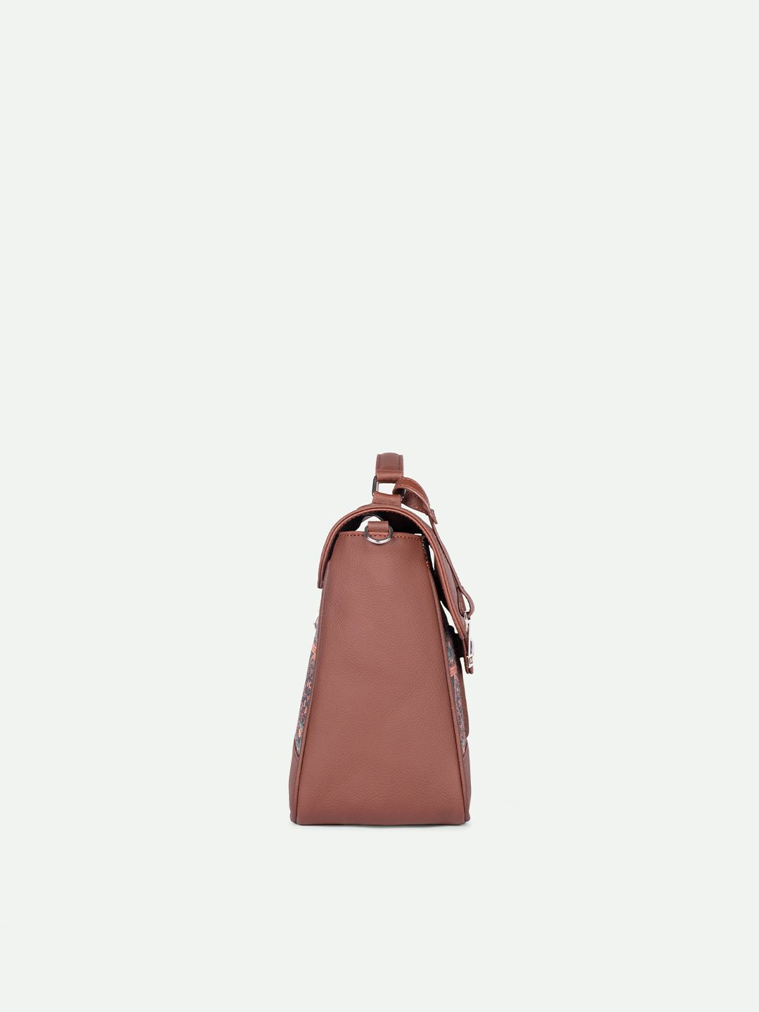 Zouk Peacock Motif Dicetak Satchel Struktur