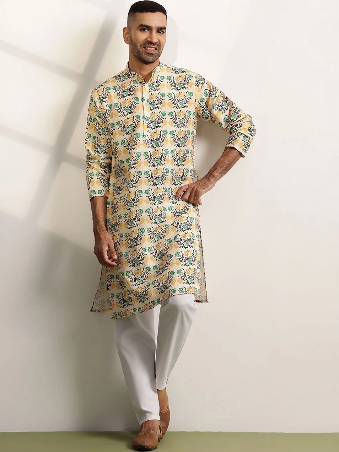 Anouk Men Floral Printed Floral Kurta