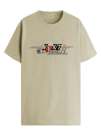 ADRO Men Graphic Printed Round Neck Cotton T-shirt
