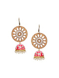 DressBerry Gold Plated Contemporary Drop Earrings