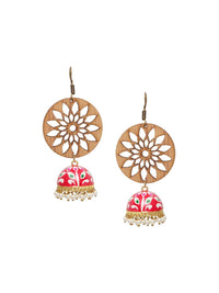 DressBerry Gold Plated Contemporary Drop Earrings