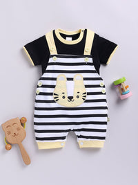 Moms Love Infant Boys Pure Cotton Striped Rompers