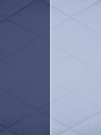 Story@home Lavender & Blue Solid Reversible 240 GSM Heavy Winter Double Bed Comforter