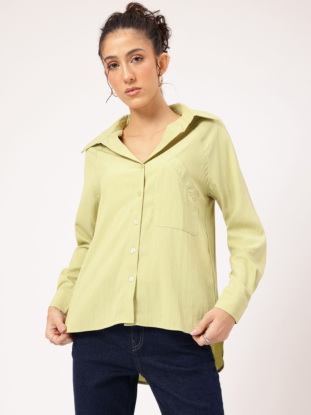 DressBerry Warm Whispers Longline Shirt