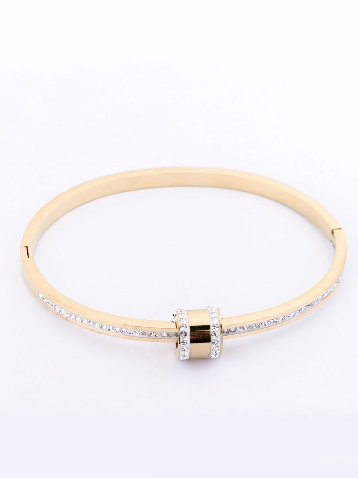 VOGUE PANASH Wanita Brass Gold-plated Bangle-Style Bracelet