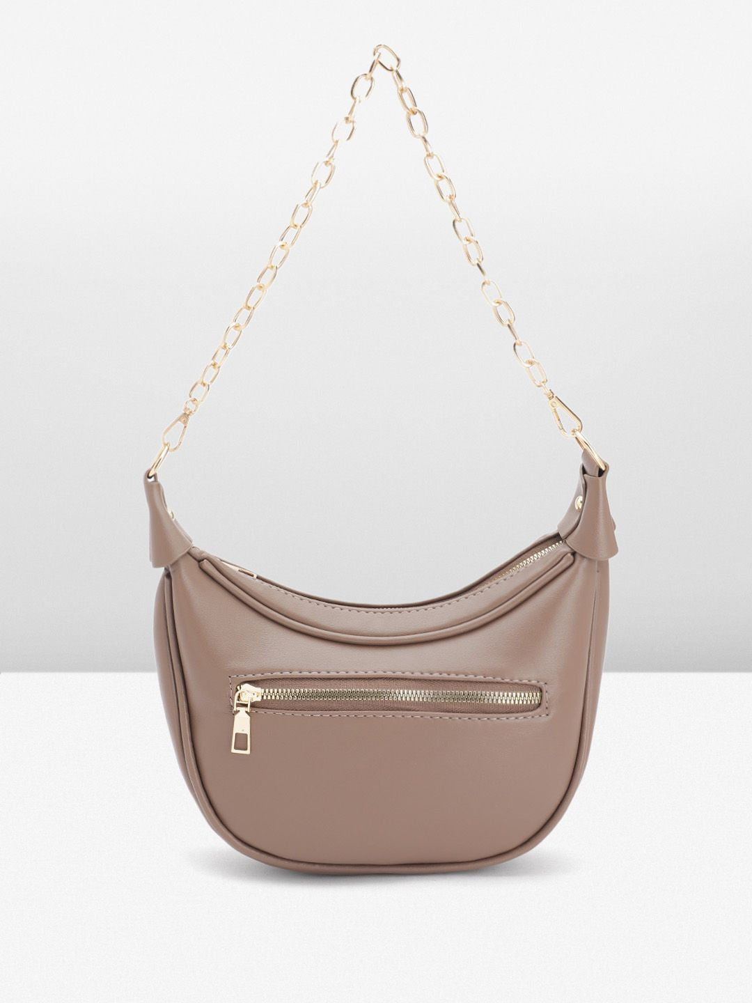 DressBerry Textured Structured Shoulder Bag