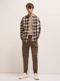 THE BEAR HOUSE Men Cotton Slim Fit Cargos