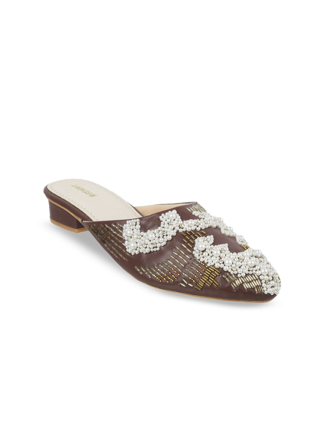 Mochi Women Printed Block Pumps