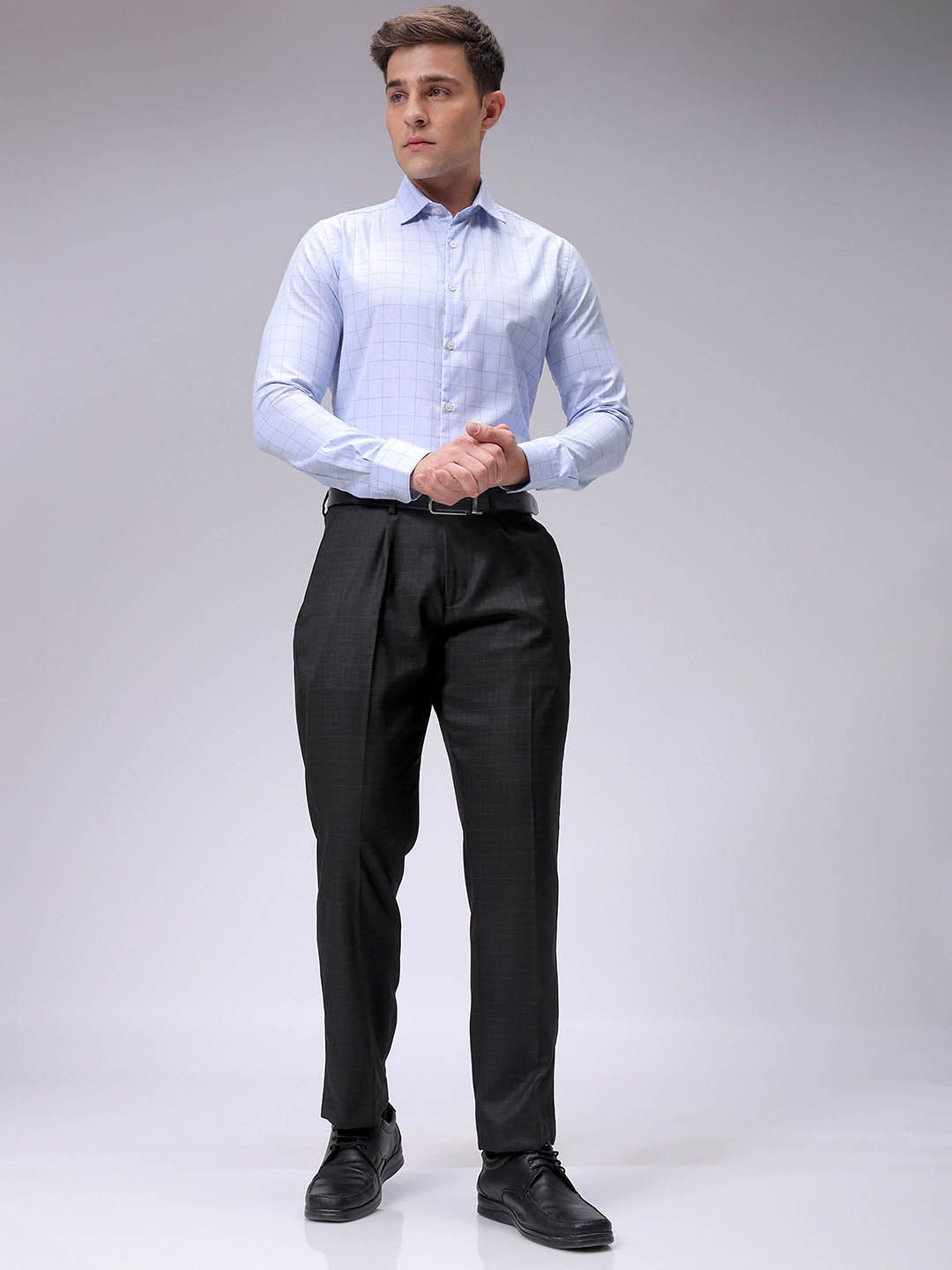 The Indian Garage Co. X Luxe Men Pleated Formal Trousers