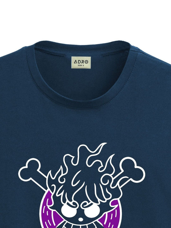 ADRO Men Typography Printed T-shirt