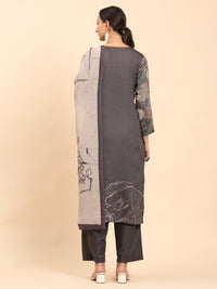 Kurta Bercetak Bunga Mamicha Wanita Dengan Seluar Dan Dupatta