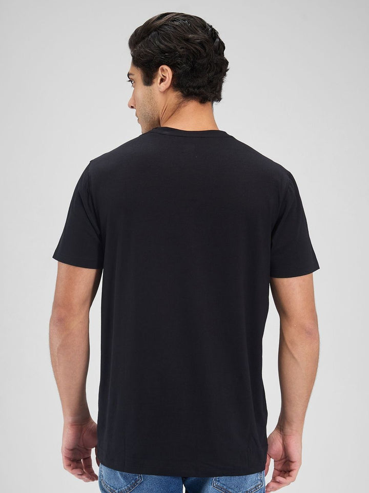 SPYKAR Men V-Neck Slim Fit T-shirt