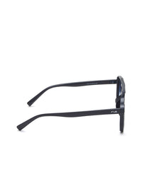 IRUS by IDEE Unisex Blue Lens & Black Square Sunglass with UV Protected Lens-IRS1107C3SG