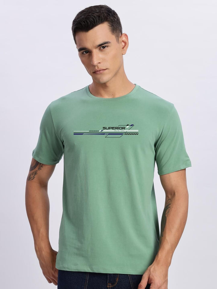 Tshirts Hijau Laut ADRO Lelaki