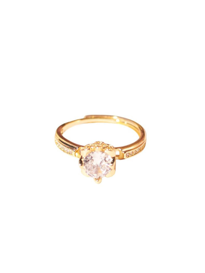 Cincin kristal berseri masin untuk wanita & gadis