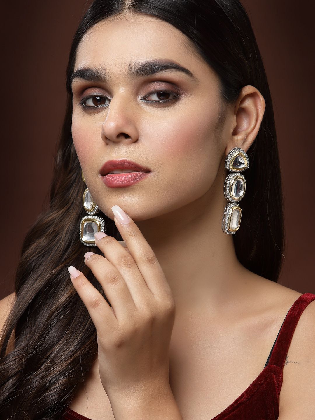 Anting-anting Drop Kontemporari Anouk
