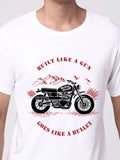 ADRO Men Graphic Printed Round Neck Cotton T-shirt