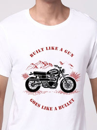 ADRO Men Graphic Printed Round Neck Cotton T-shirt