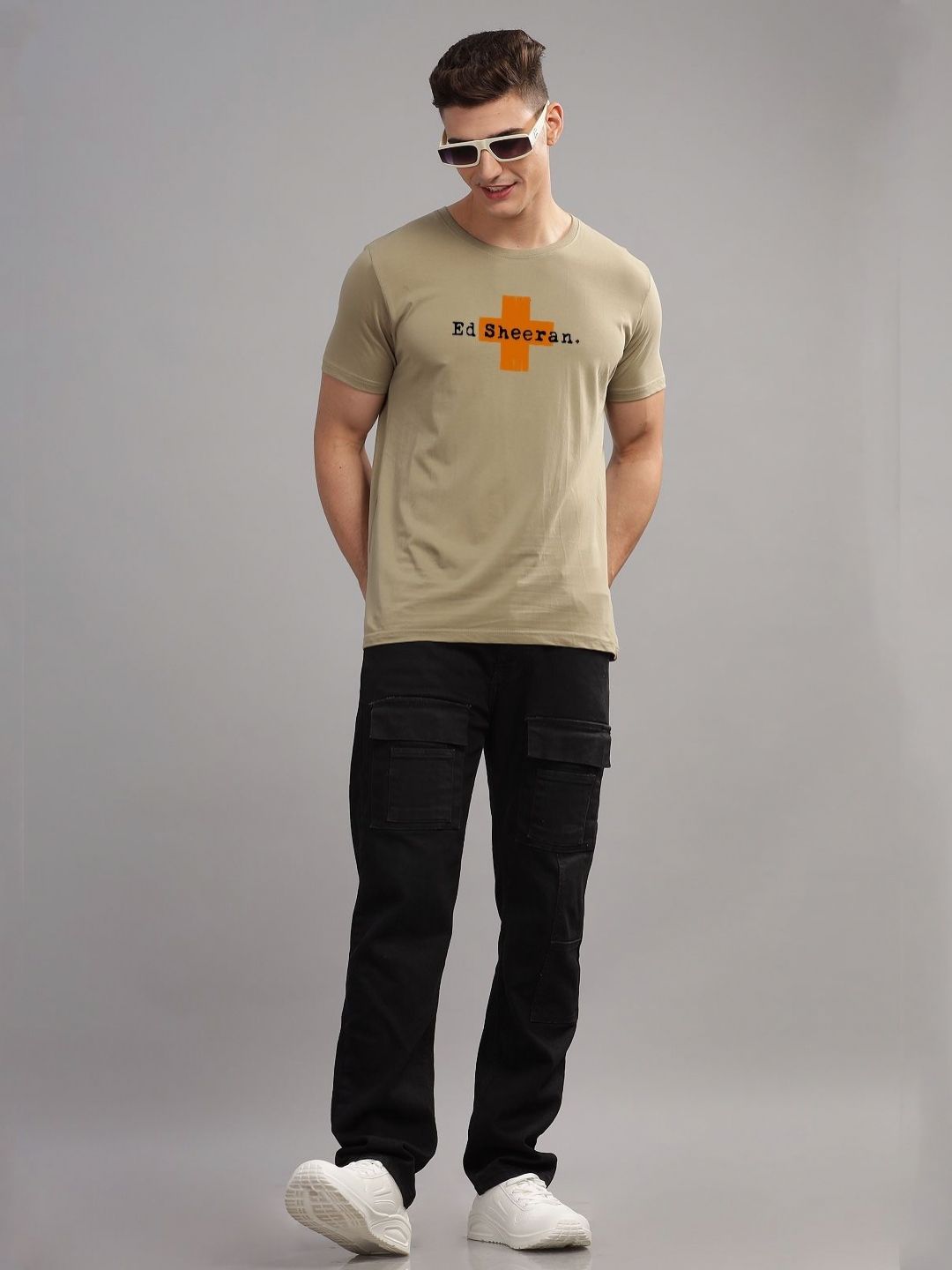 ADRO Men Graphic Printed Round Neck Cotton T-shirt