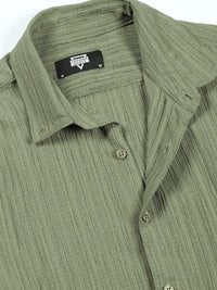 Thomas Scott Men Classic Slim Fit Opaque Casual Shirt