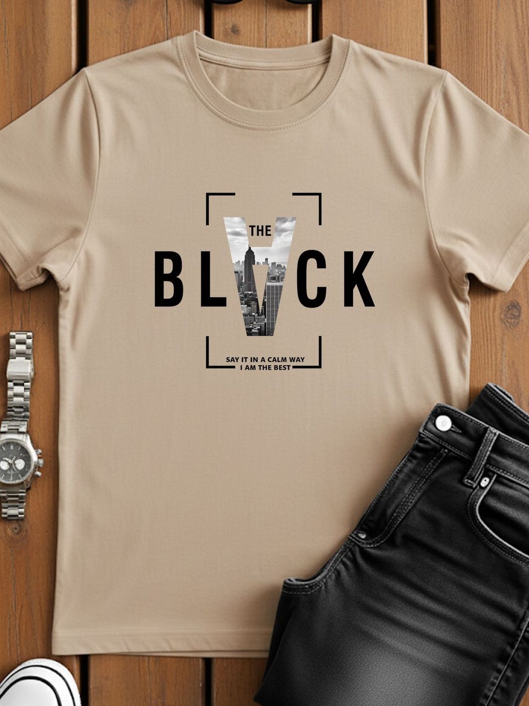 ADRO Men Printed T-shirt