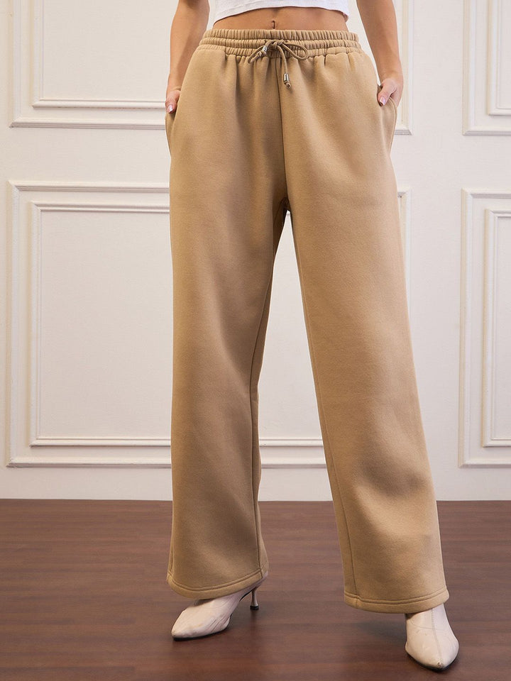 SASSAFRAS Women Relaxed Fit Track Pants