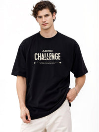 ADRO Men Printed Drop-Shoulder Sleeves T-shirt