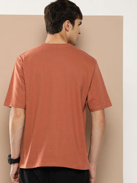 Difference of Opinion Men Graphic Printed Embossed Oversized T-shirt