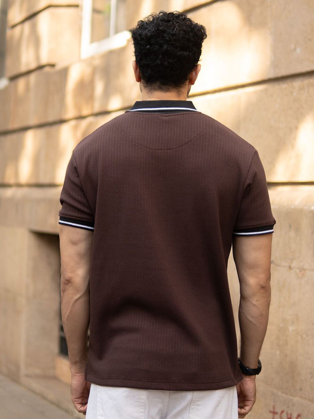 Powerlook Men Polo Collar T-shirt