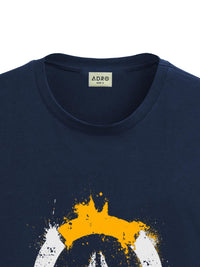 Tshirts ADRO Men Navy Blue