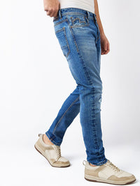 SPYKAR Men Slim Fit Low-Rise Low Distress Jeans