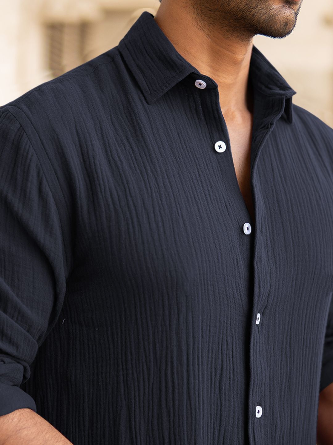 Powerlook Men Opaque Casual Shirt