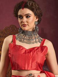 Saree mall Ethnic Motifs Printed Durga Puja Saree
