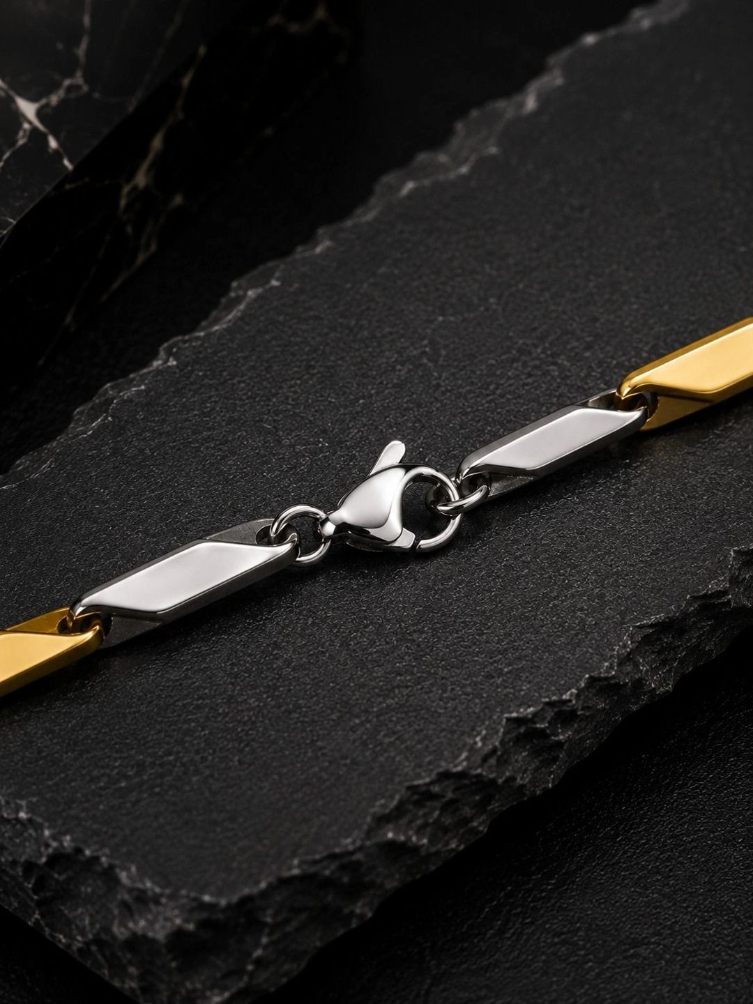 PANASH Men Brass Gold-Plated Chain