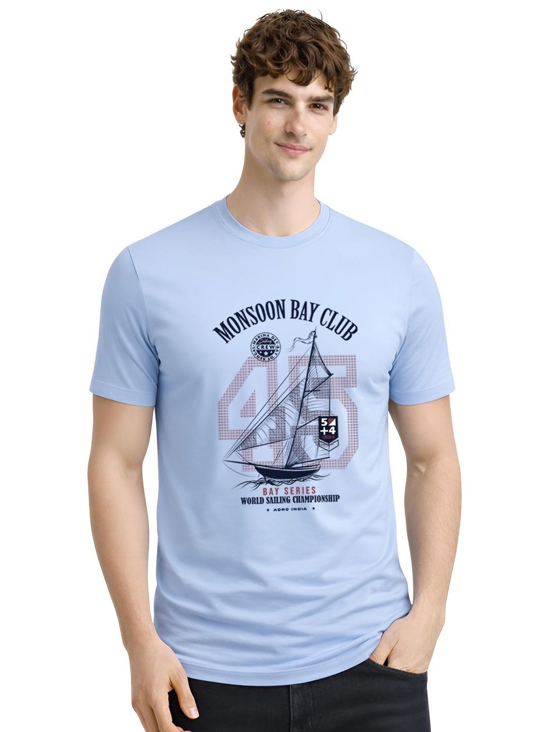 ADRO Men Printed T-shirt
