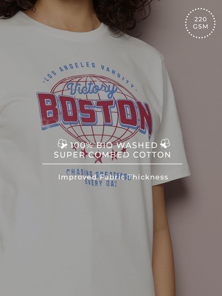 Typography Dillinger dicetak T-Shirt Kasual Kastam Tulen