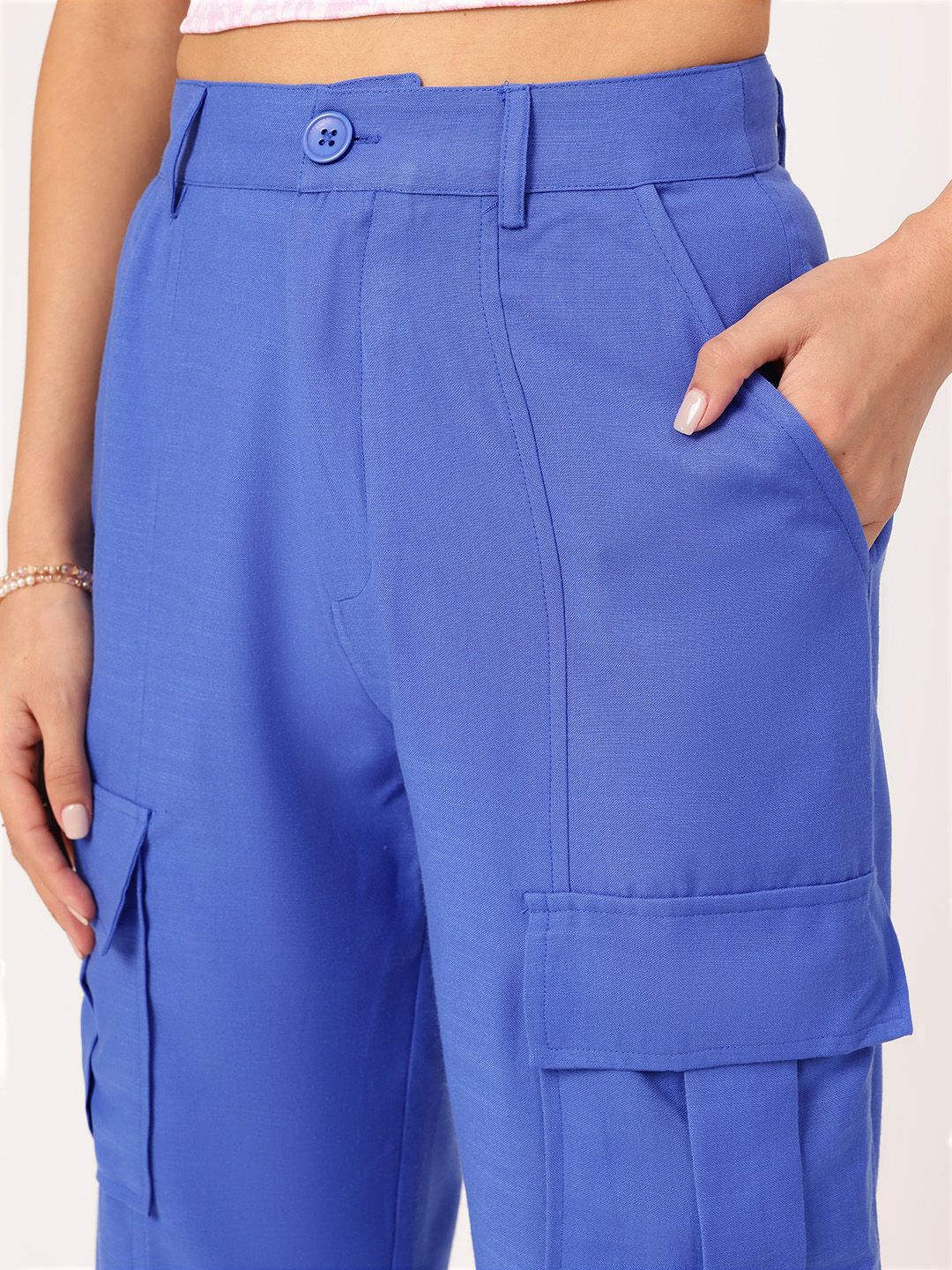 DressBerry Women Urban K-Vibes Cargo-Style Trousers