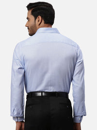 Park Avenue Men Spread Collar Textured Cotton Formal Shirt