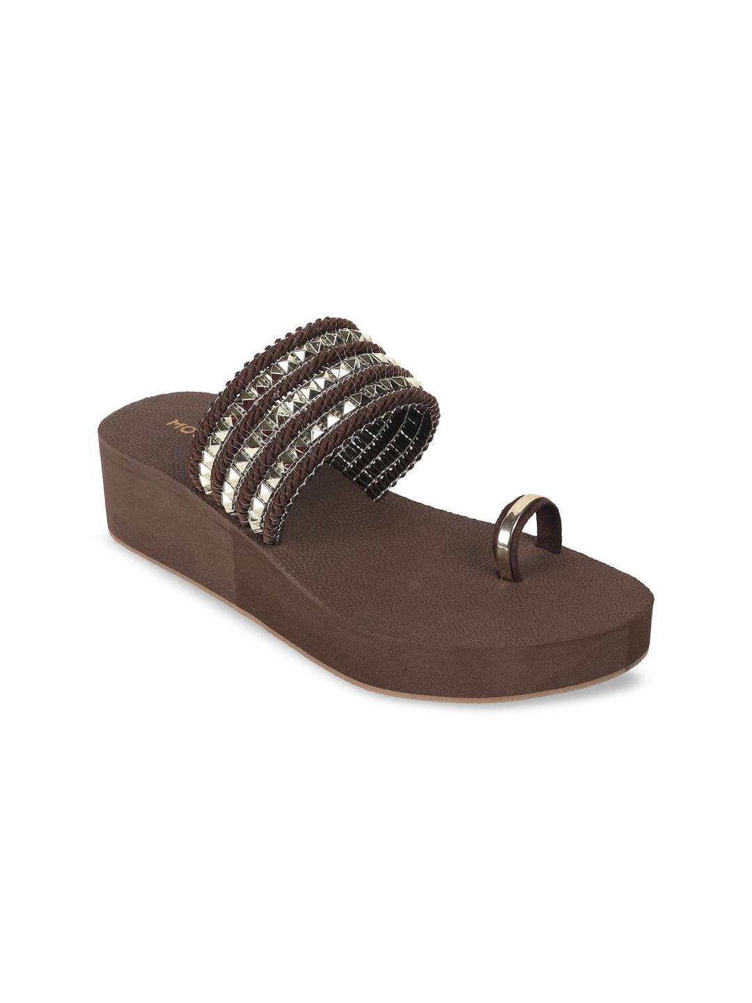 Mochi Colourblocked Platform Mules
