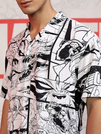 HIGHLANDER Men Graphic Printed Drop Shoulder Sleeves Casual Shirt