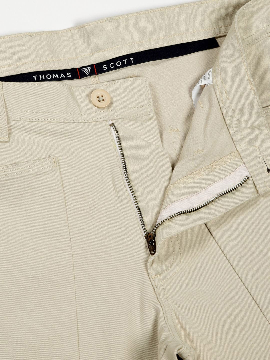 Thomas Scott Men Smart Straight Fit Easy Wash Trousers