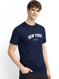 ADRO Men Typography Printed T-shirt