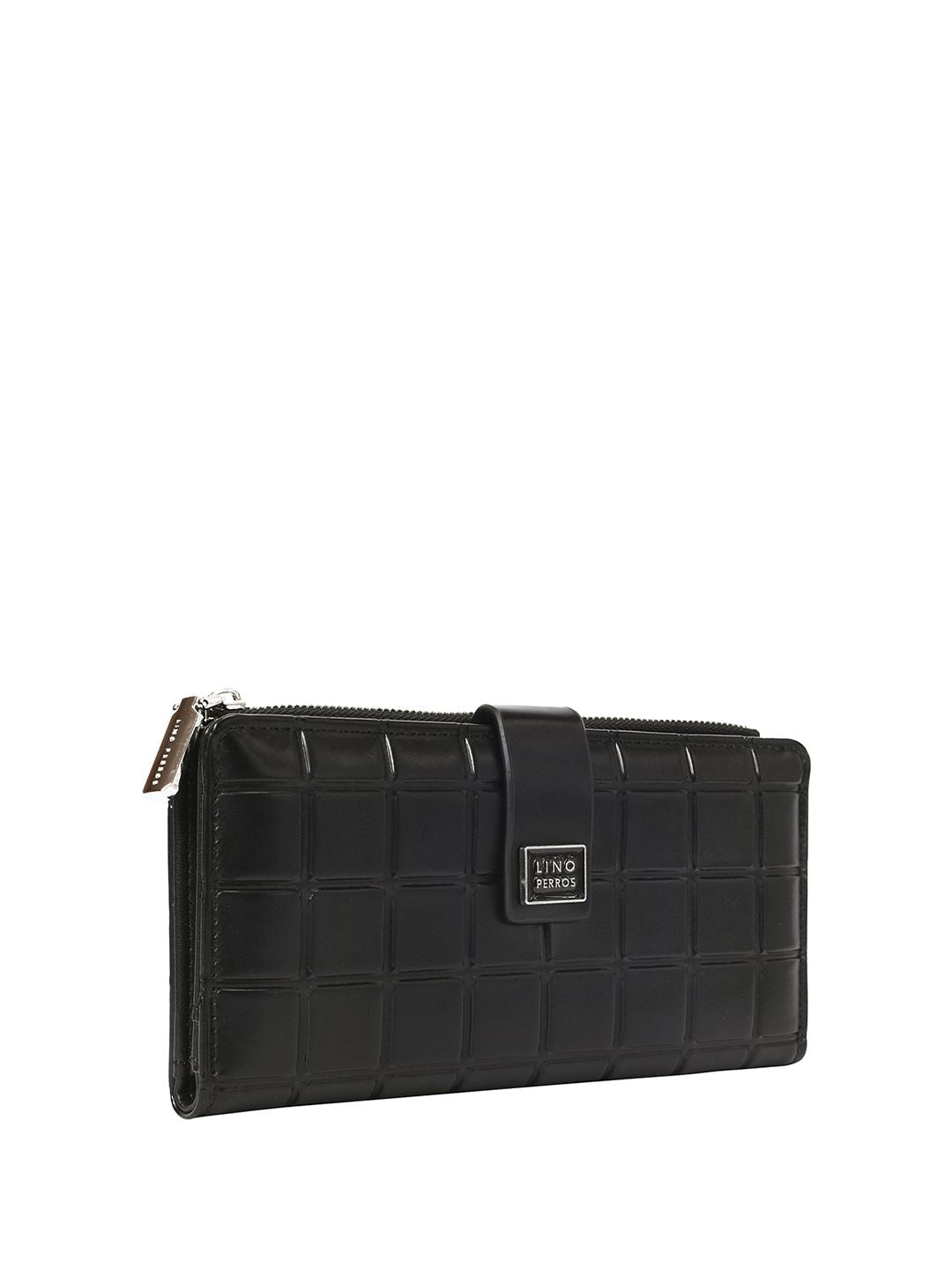 Lino Perros Women Geometric Textured Two Fold Wallet