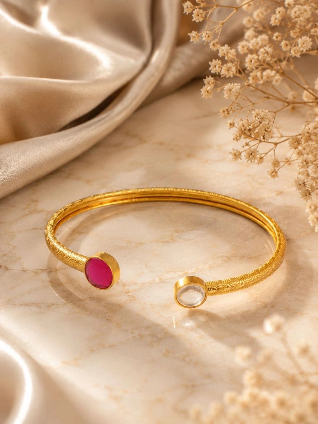 Gelang Kada Saduran Emas PANASH Wanita Tembaga Antik