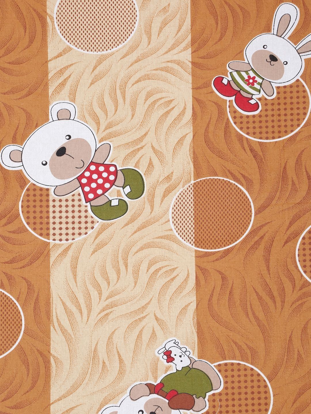 Myntra Elegant Homes Mustard Printed 400 TC Cotton Set Cadar King 2.50 m x 2.25 m