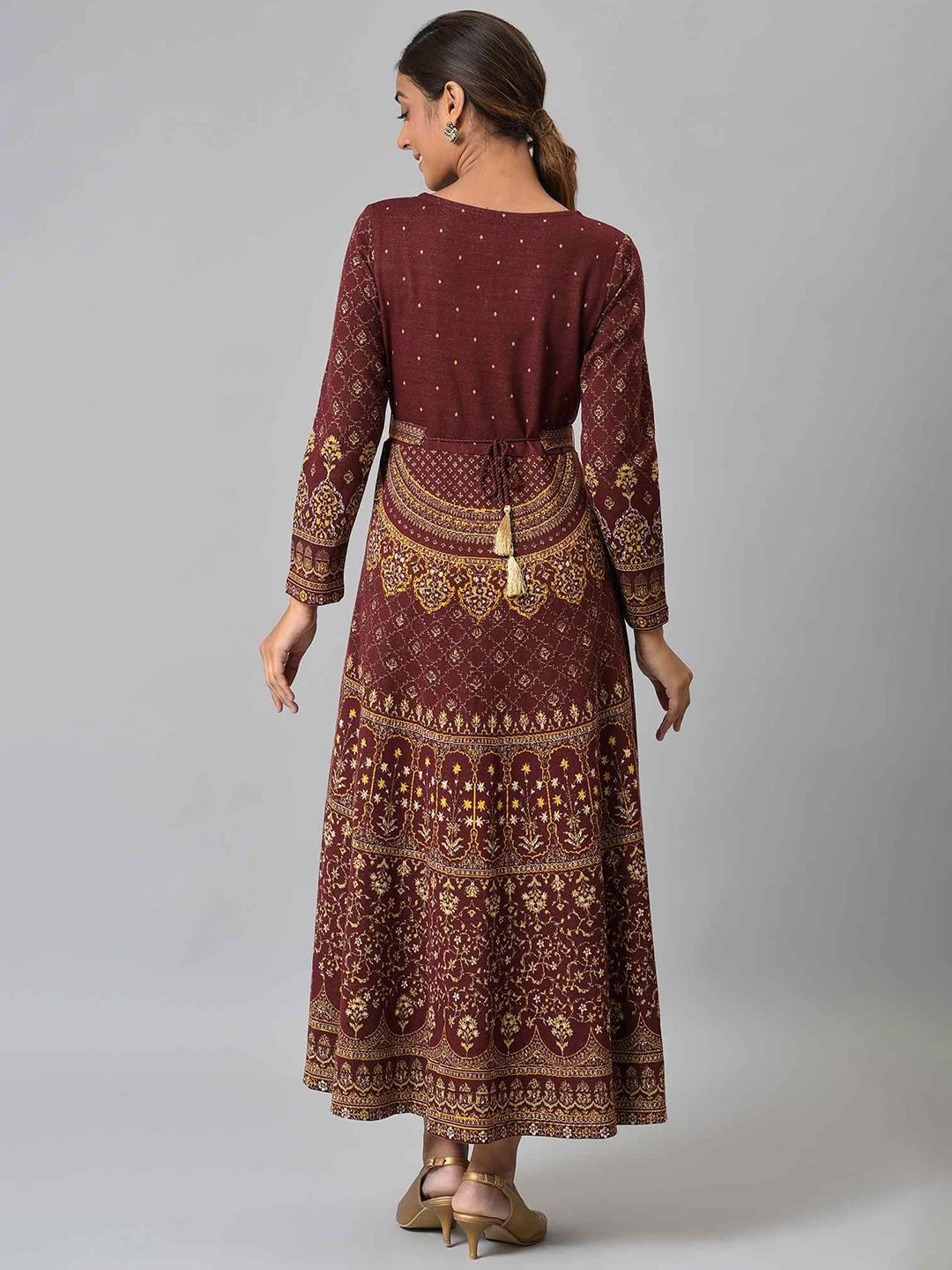 AURELIA Women Ethnic Motifs Printed Maxi Dress