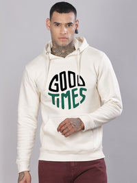 ADRO Lelaki Graphic Printed Cotton Hooded Sweatshirt